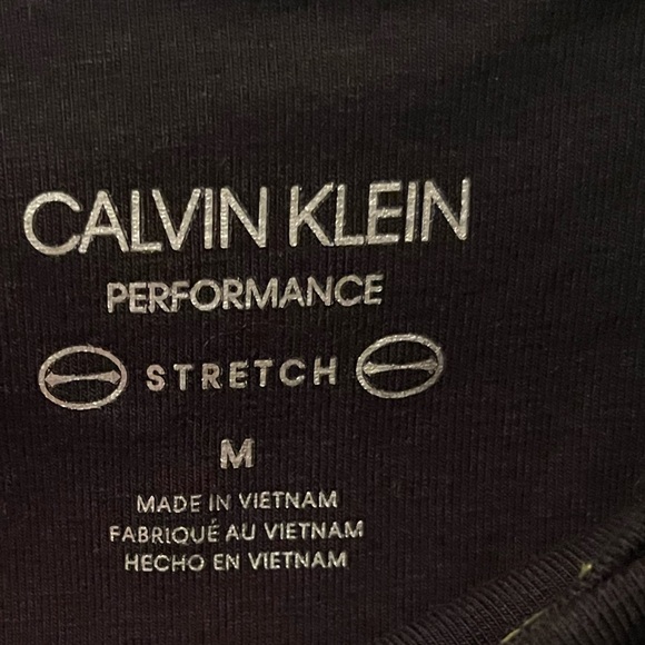 CALVIN KLEIN Performance Activewear Legging / Yoga Pant (Black and Yellow) - Picture 4 of 4